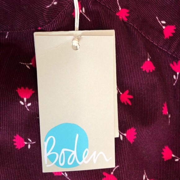 Boden Fine Corduroy Button Down Shirt - Picture 4 of 4